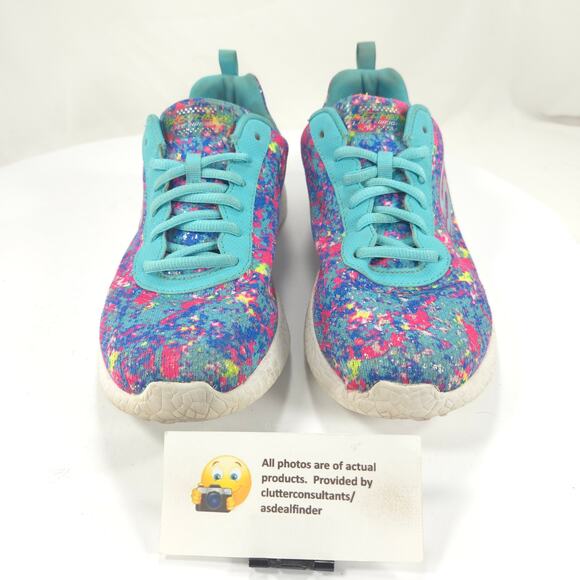 Skechers Light Weight Athletic Running Lace Up Shoe Womens Size 9 12731 Multi - Picture 2 of 9